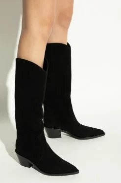 Gianvito Rossi CZARNY Kozaki na obcasie `Waylon`