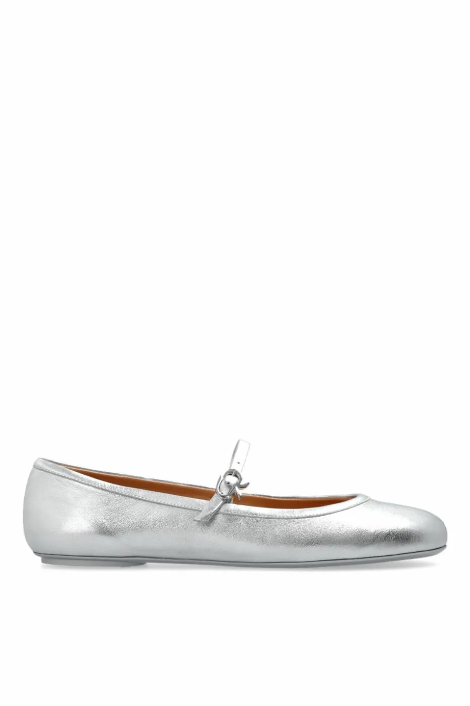 Gianvito Rossi SREBRNY Baleriny `Carla`