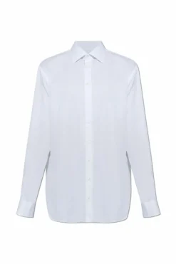 Giorgio Armani BIAŁY Klasyczna koszula