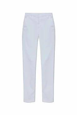Giorgio Armani BIAŁY Spodnie z lekko zwężanymi nogawkami