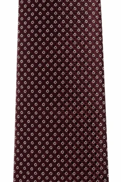 Giorgio Armani BORDO Jedwabny krawat