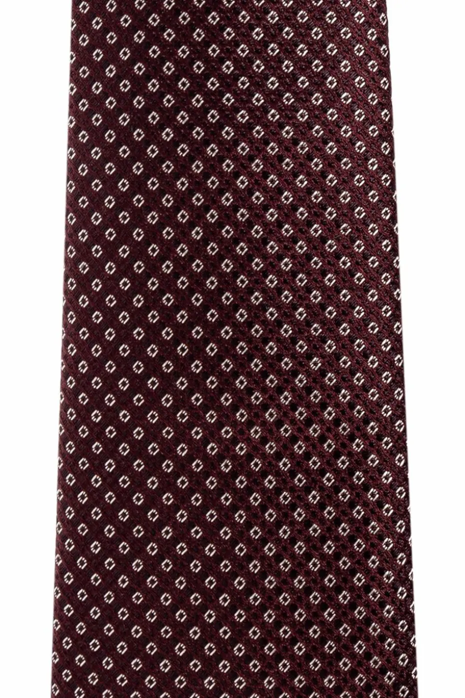 Giorgio Armani BORDO Jedwabny krawat