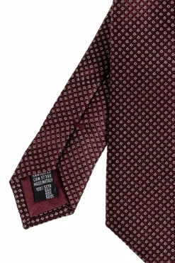 Giorgio Armani BORDO Jedwabny krawat
