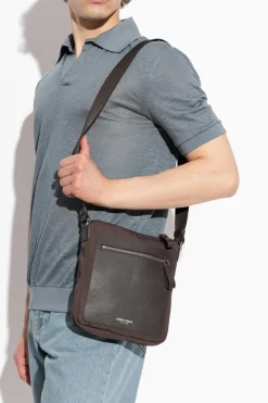 Giorgio Armani BRĄZOWY Torba na ramię