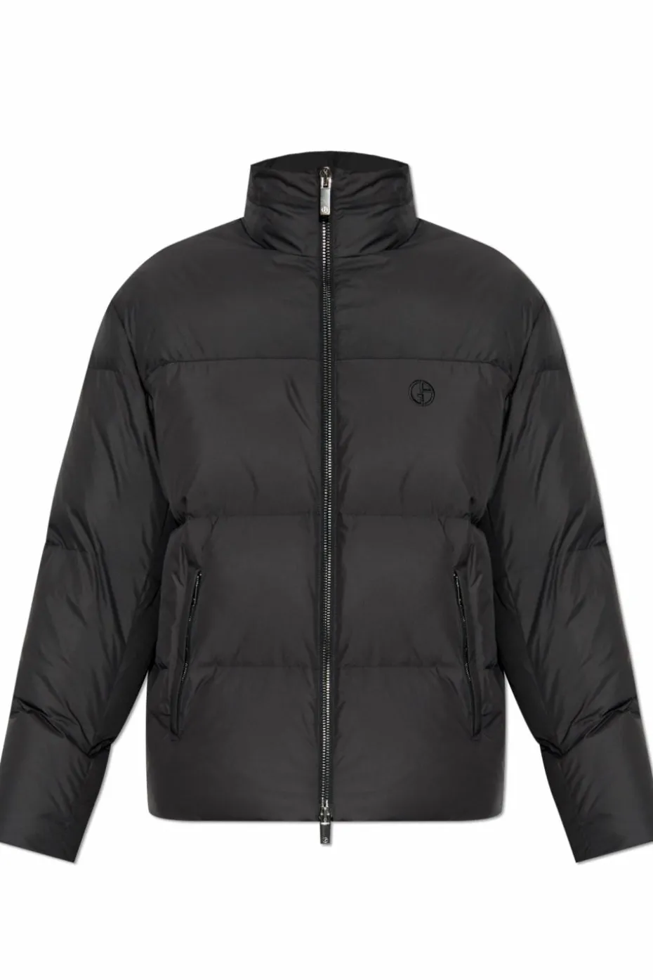 Giorgio Armani CZARNY Kurtka puchowa