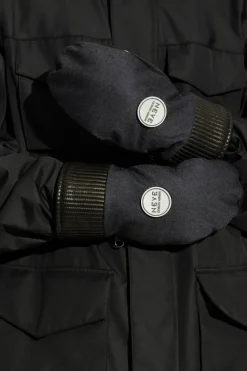 Giorgio Armani CZARNY Rękawice z logo