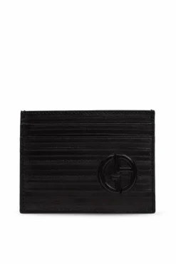 Giorgio Armani CZARNY Zestaw: etui na karty oraz brelok