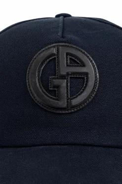 Giorgio Armani GRANATOWY Czapka z daszkiem