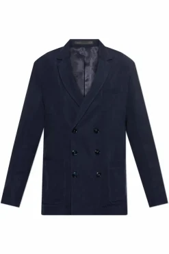 Giorgio Armani GRANATOWY Dwurzędowa marynarka