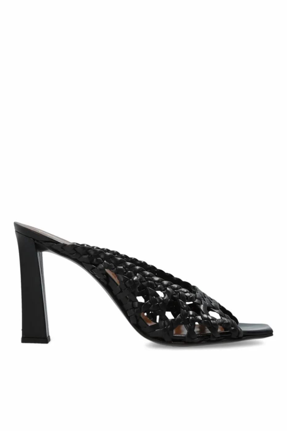 Giuseppe Zanotti CZARNY Klapki na obcasie `Mya`