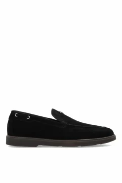 Giuseppe Zanotti CZARNY Zamszowe buty