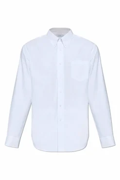 Givenchy BIAŁY Bawełniana koszula z kieszenią