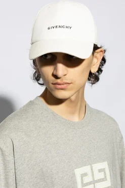 Givenchy BIAŁY Czapka z daszkiem