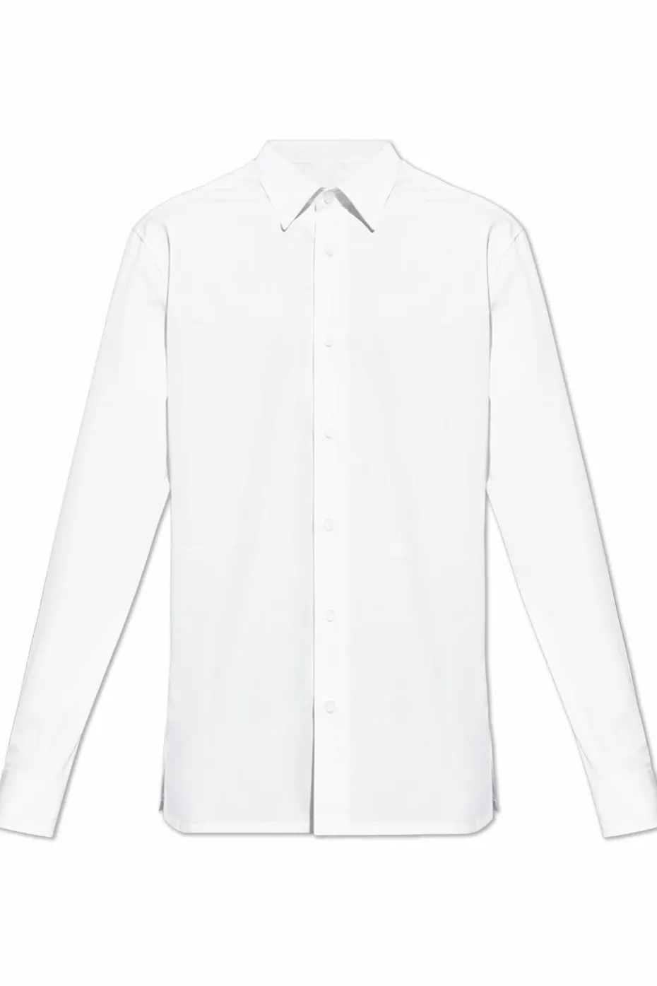 Givenchy BIAŁY Koszula z wyszytym logo