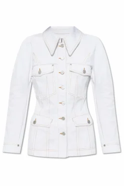 Givenchy BIAŁY Kurtka jeansowa