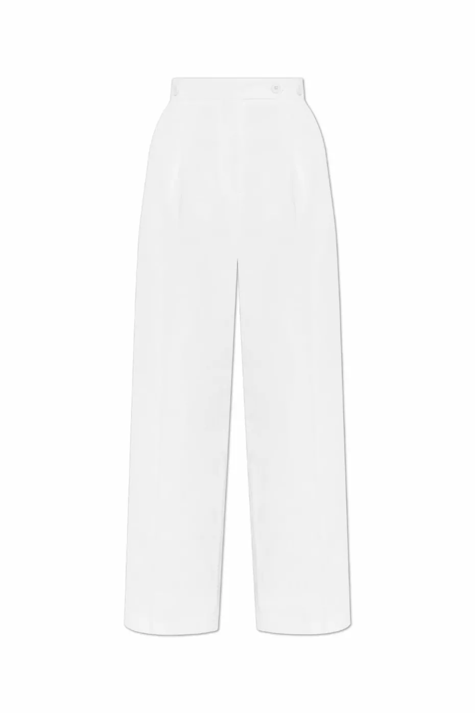 Givenchy BIAŁY Spodnie z zakładami