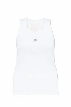 Givenchy BIAŁY T-shirt bez rękawów