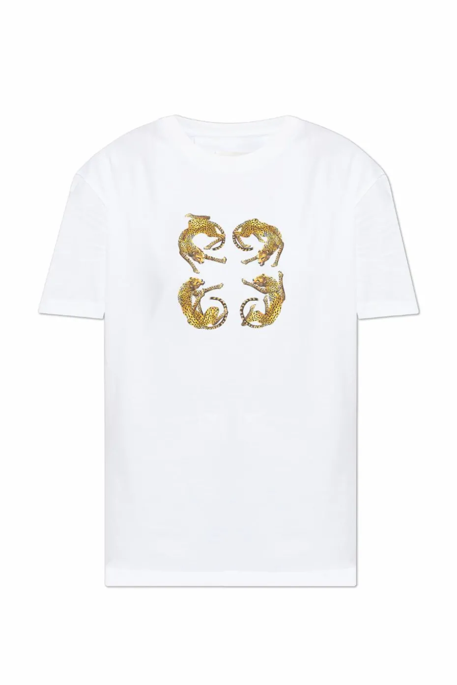 Givenchy BIAŁY T-shirt z nadrukiem