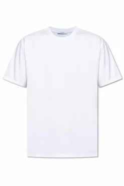 Givenchy BIAŁY T-shirt z nadrukowanym logo