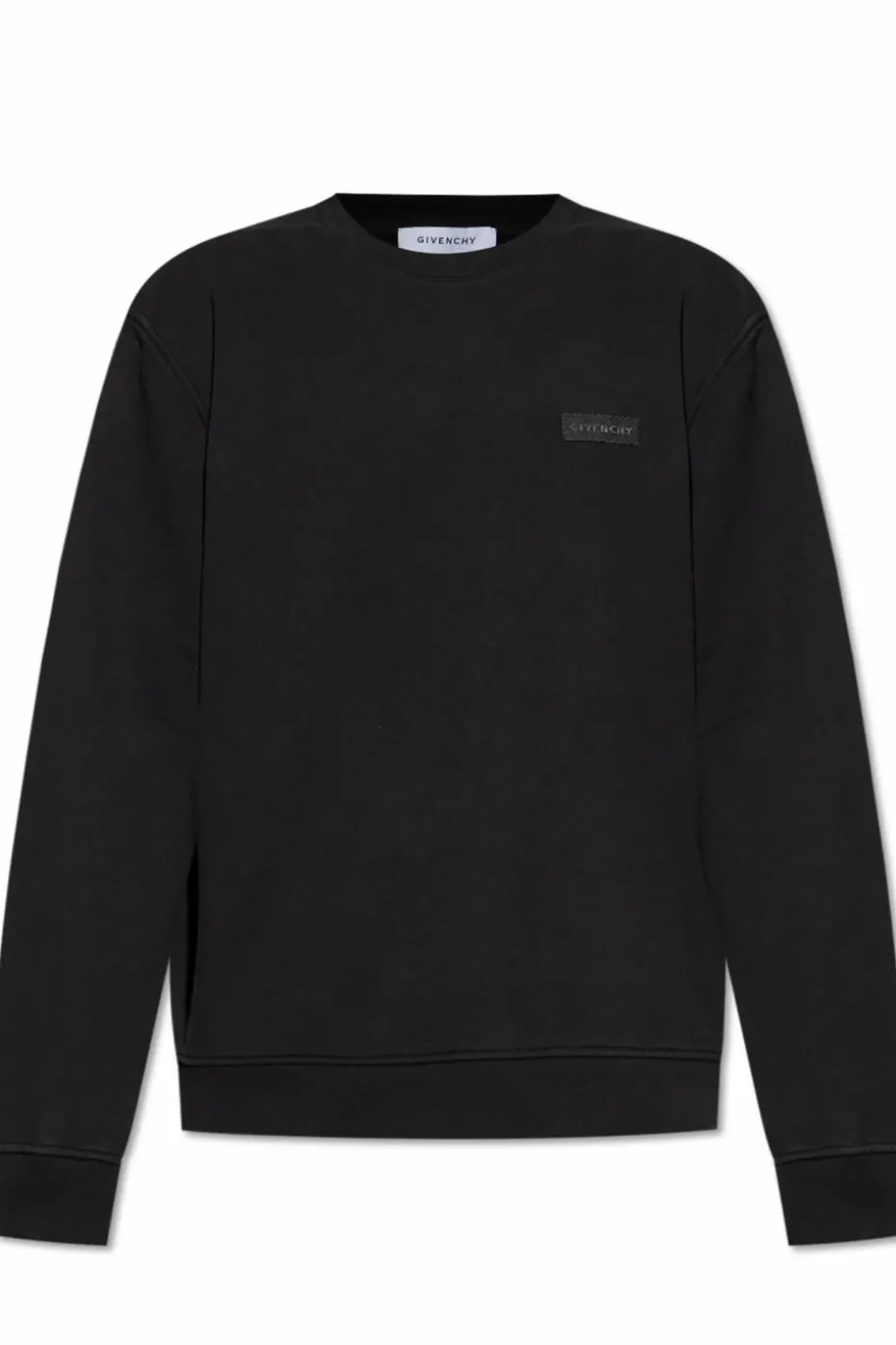 Givenchy CZARNY Bluza z naszywką z logo