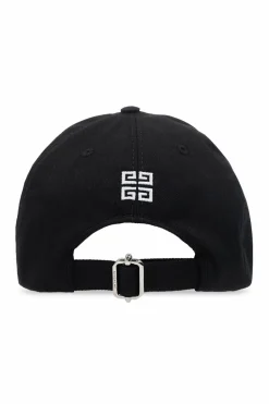 Givenchy CZARNY Czapka z daszkiem z logo