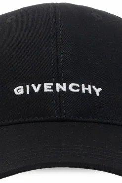 Givenchy CZARNY Czapka z daszkiem z logo