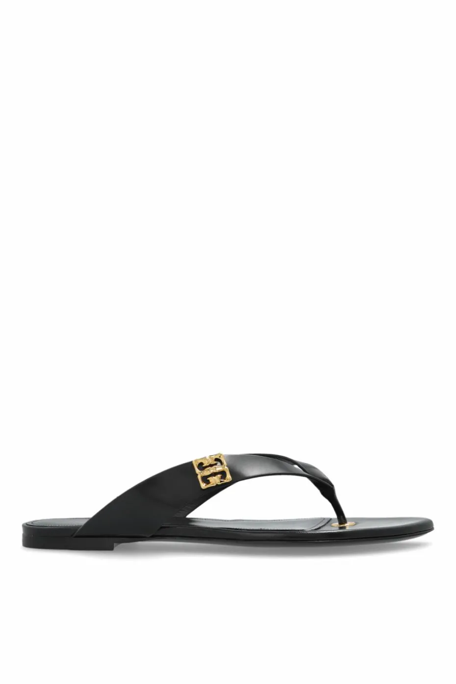 Givenchy CZARNY Klapki `Thong`