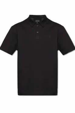 Givenchy CZARNY Polo z monogramem
