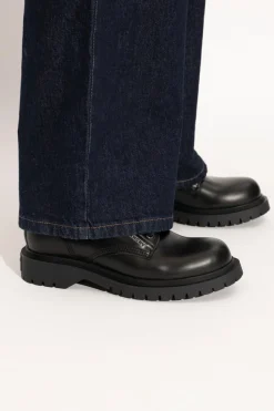 Givenchy CZARNY Skórzane botki