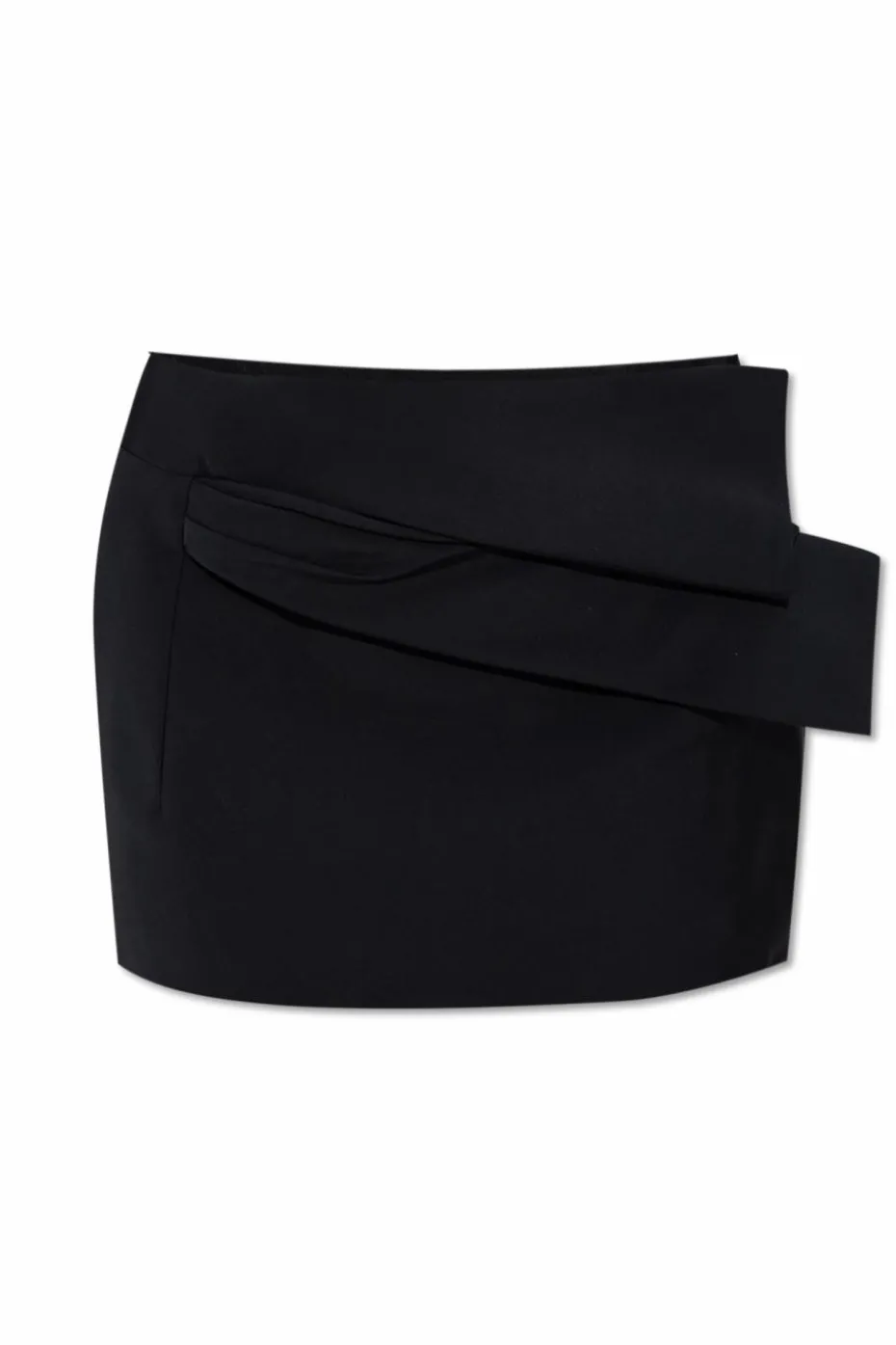 Givenchy CZARNY Spódnica z drapowaniem