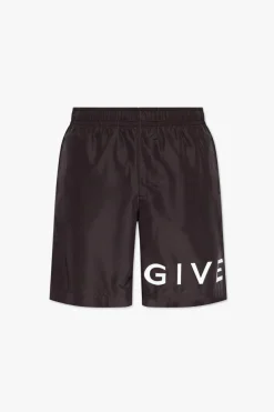 Givenchy CZARNY Szorty kąpielowe