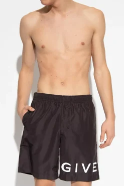 Givenchy CZARNY Szorty kąpielowe