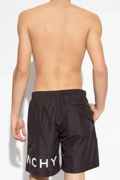 Givenchy CZARNY Szorty kąpielowe