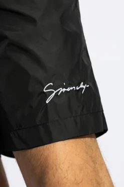 Givenchy CZARNY Szorty kąpielowe z logo