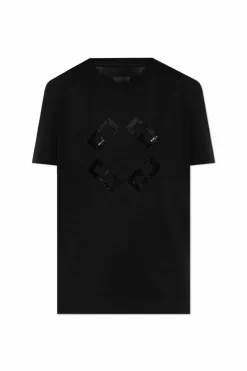 Givenchy CZARNY T-shirt z logo