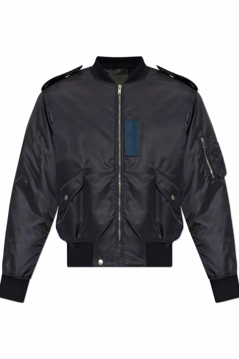 Givenchy GRANATOWY Kurtka typu `bomber`