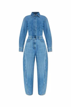 Givenchy NIEBIESKI Jeansowy kombinezon
