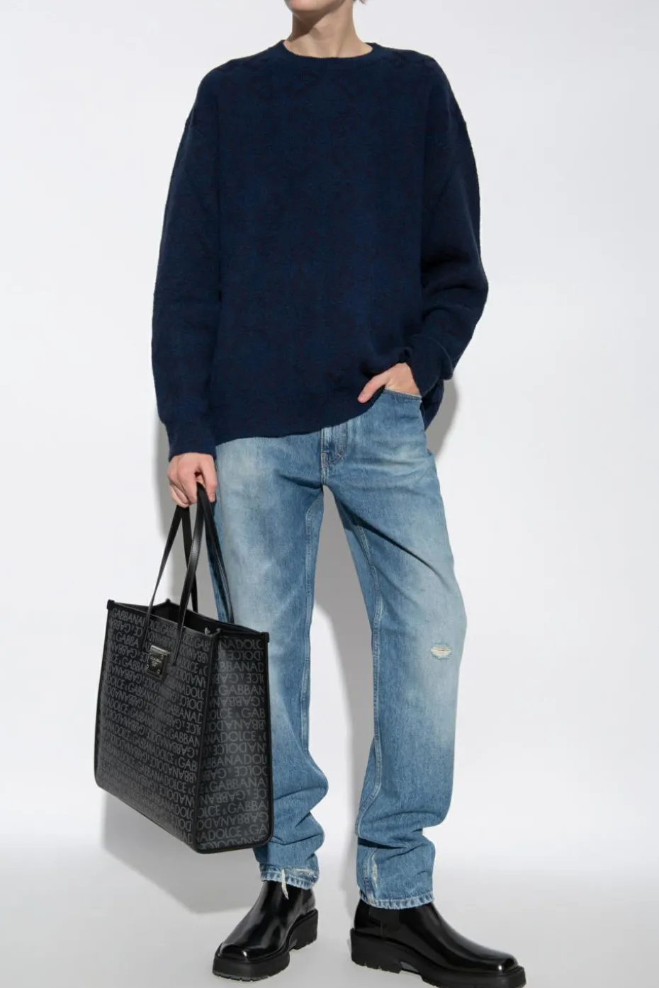 Givenchy NIEBIESKI Jenasy z przetarciami