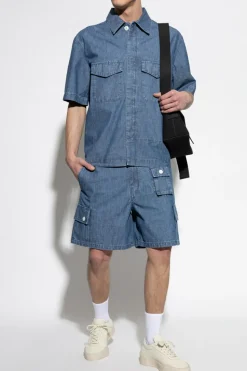 Givenchy NIEBIESKI Szorty typu `cargo`