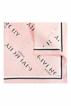 Givenchy RÓŻOWY Jedwabna chusta