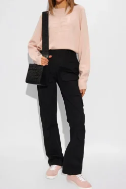 Givenchy RÓŻOWY Sweter z logo