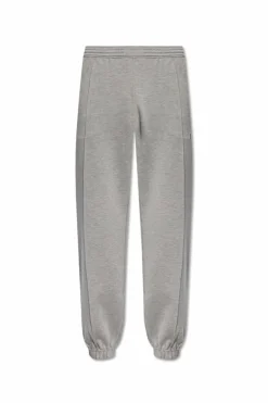 Givenchy SZARY Dresowe spodnie z zaszewkami