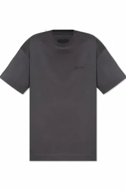 Givenchy SZARY T-shirt z logo