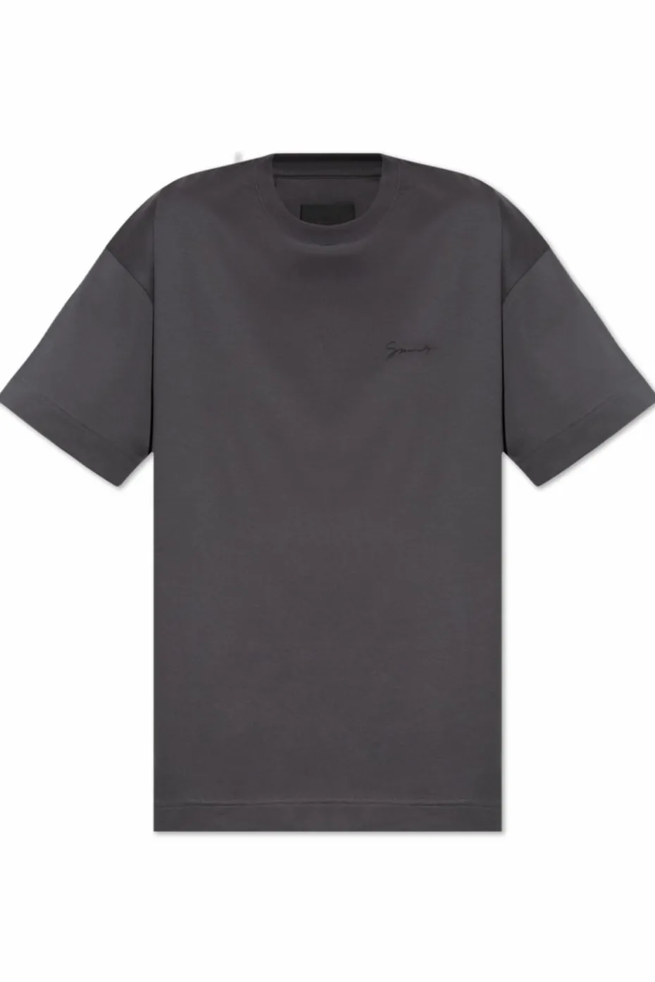Givenchy SZARY T-shirt z logo