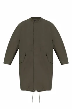 Givenchy ZIELONY Parka z logo