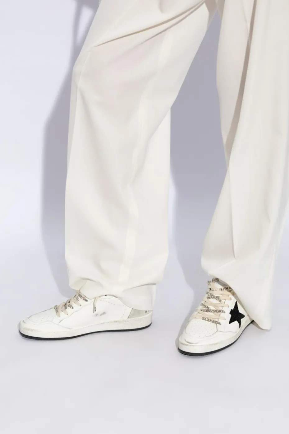 Golden Goose BIAŁY Buty sportowe ‘Ball Star’