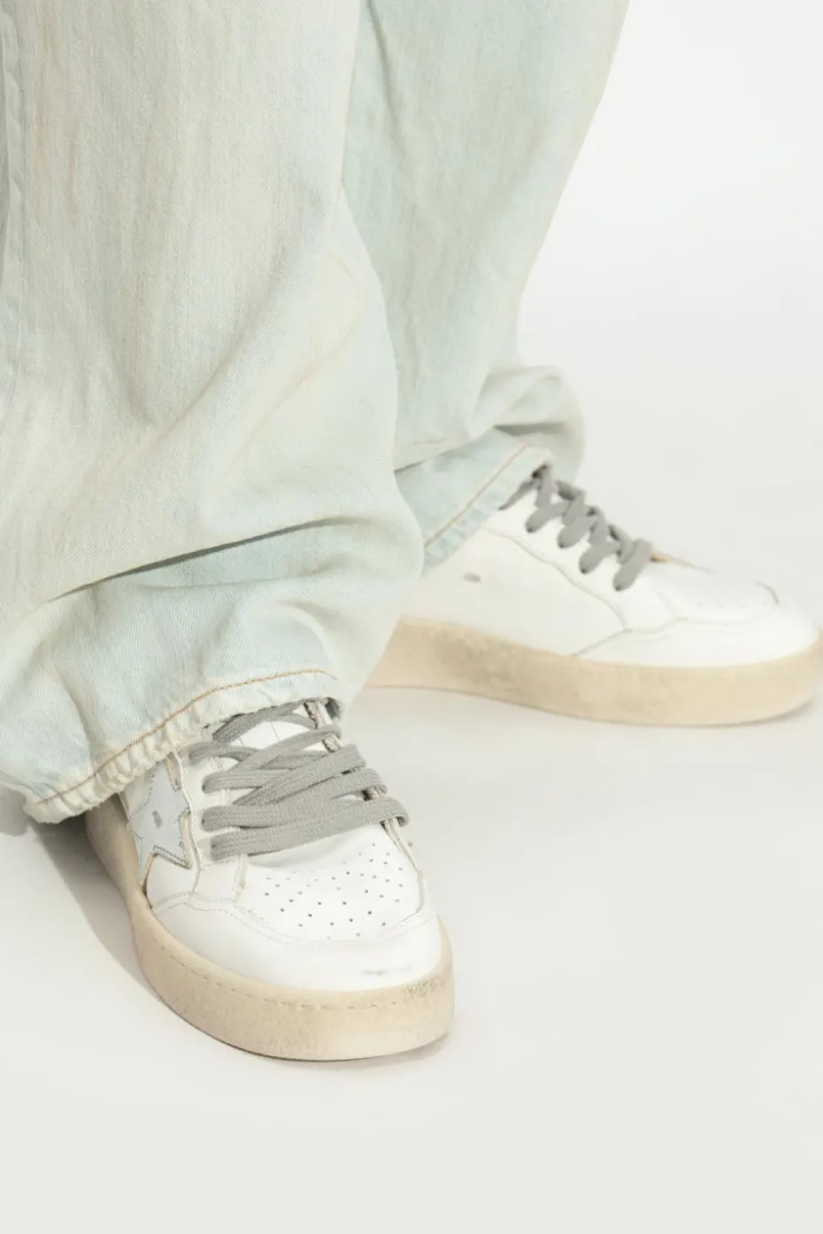 Golden Goose BIAŁY Buty sportowe ‘Ballstar 2’