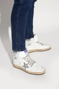 Golden Goose BIAŁY Buty sportowe za kostkę ‘Sky Star’