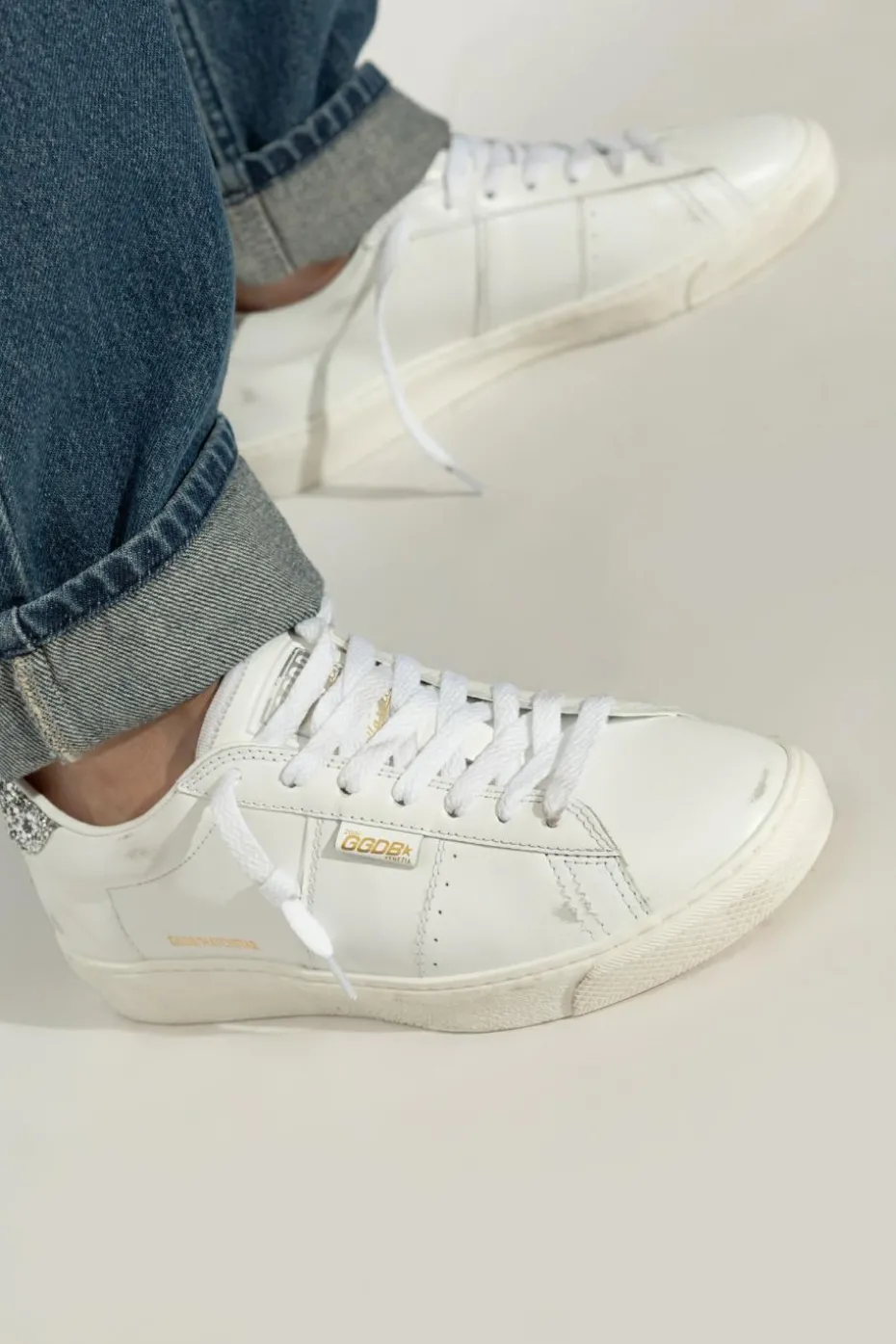 Golden Goose BIAŁY Buty sportowe `Matchstar`