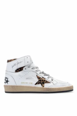 Golden Goose BIAŁY Buty sportowe za kostkę ‘Sky Star’